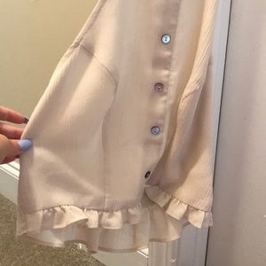 button down crop top!